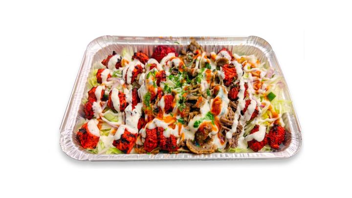 Salad Platter — halal at Haji's Halal Food, Elizabeth NJ