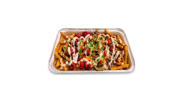 Fries Platter — halal at Haji's Halal Food, Elizabeth NJ